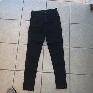 Black jean pants